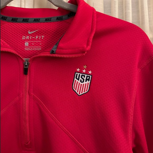 USWNT Dri-fit Quarter Zip - Picture 2 of 3